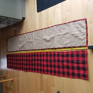 Buffalo Check/Burlap Table Runners